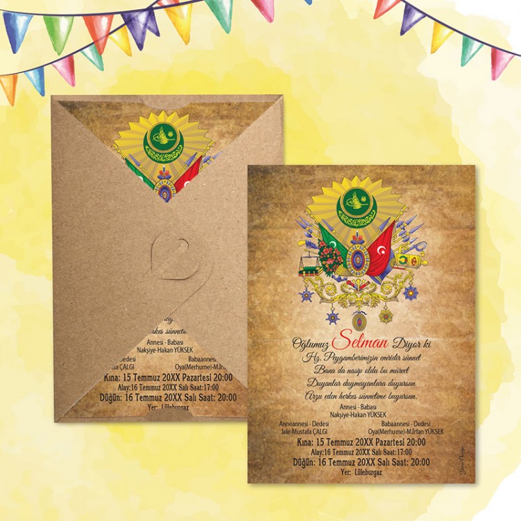 Mert Sünnet Davetiye 0408 - Detay Görseli 6