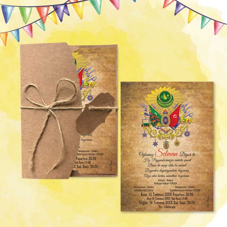 Mert Sünnet Davetiye 0408 - Detay Görseli 7
