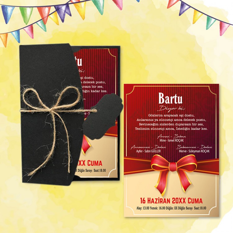 Mert Sünnet Davetiye 0745 - Detay Görseli 8