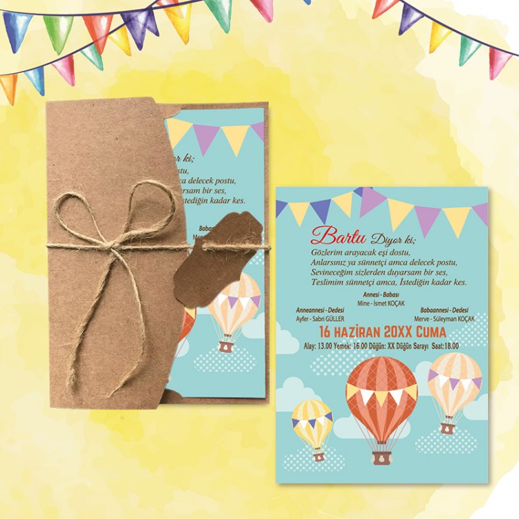 Mert Sünnet Davetiye 0823 - Detay Görseli 7