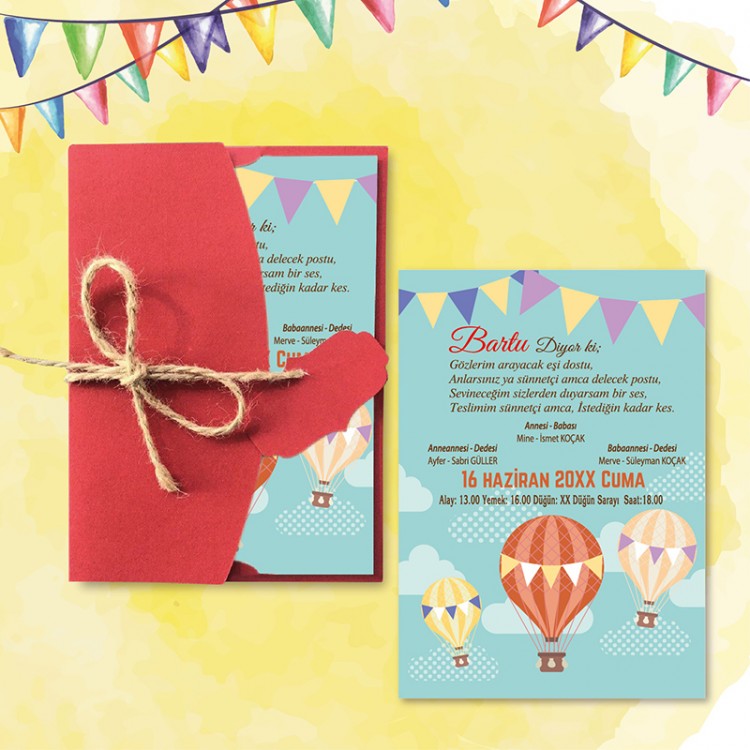 Mert Sünnet Davetiye 0823 - Detay Görseli 9