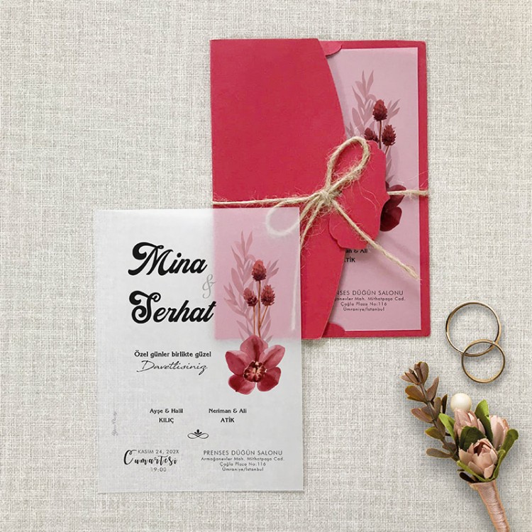 Şeffaf Davetiye 9000 - Detay Görseli 3