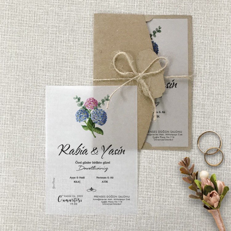 Şeffaf Davetiye 9005 - Detay Görseli 2