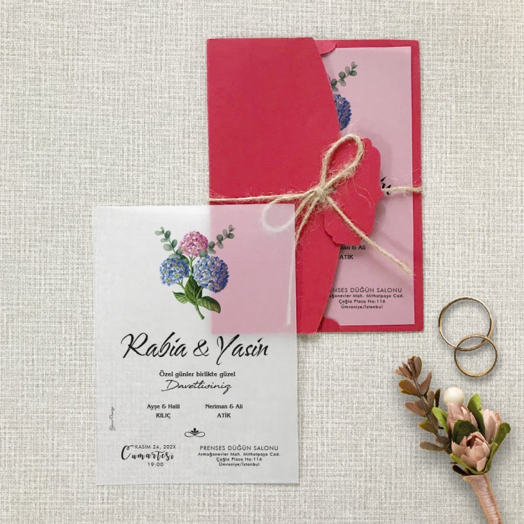 Şeffaf Davetiye 9005 - Detay Görseli 3