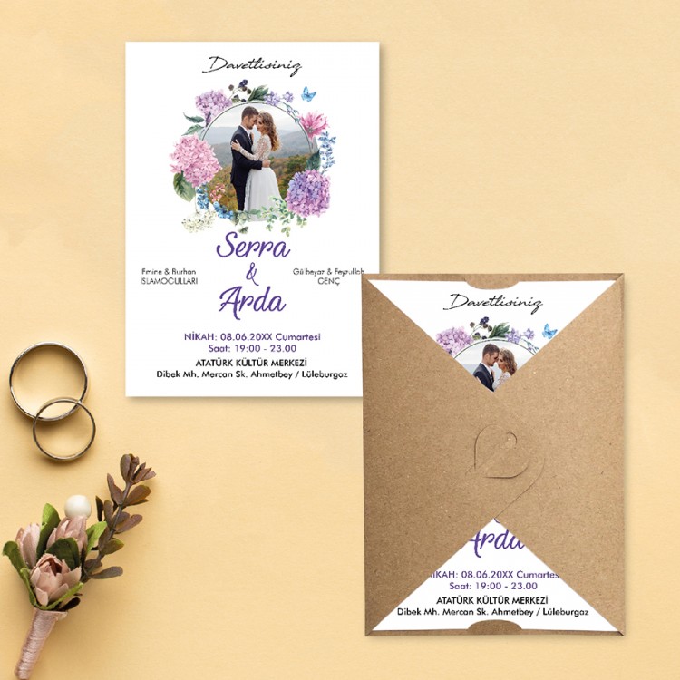 Yaren Davetiye 0140 - Fotoğraflı Davetiye Modelleri - Detay Görseli 6