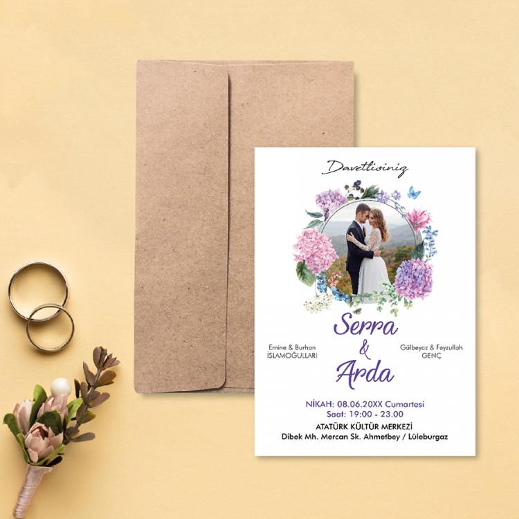 Yaren Davetiye 0140 - Fotoğraflı Davetiye Modelleri - Detay Görseli 2