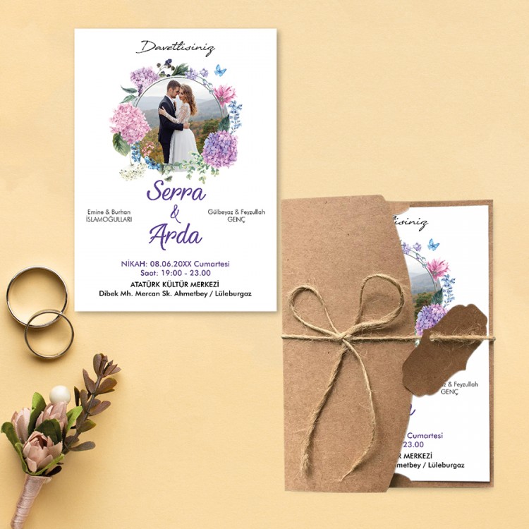 Yaren Davetiye 0140 - Fotoğraflı Davetiye Modelleri - Detay Görseli 7