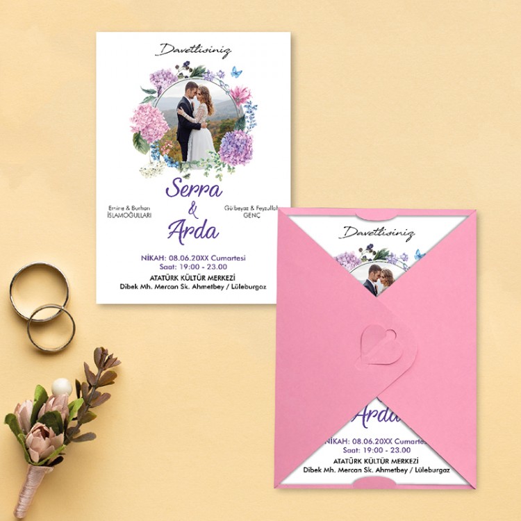 Yaren Davetiye 0140 - Fotoğraflı Davetiye Modelleri - Detay Görseli 10