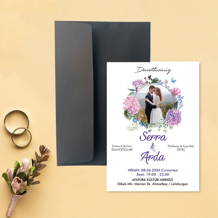 Yaren Davetiye 0140 - Fotoğraflı Davetiye Modelleri - Detay Görseli 4