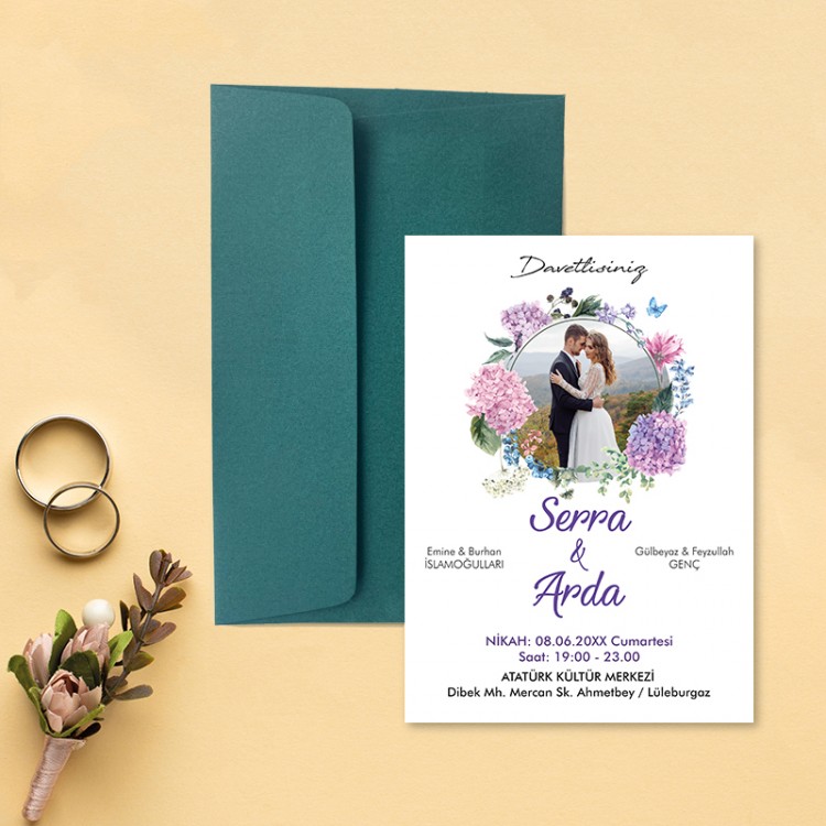 Yaren Davetiye 0140 - Fotoğraflı Davetiye Modelleri - Detay Görseli 3