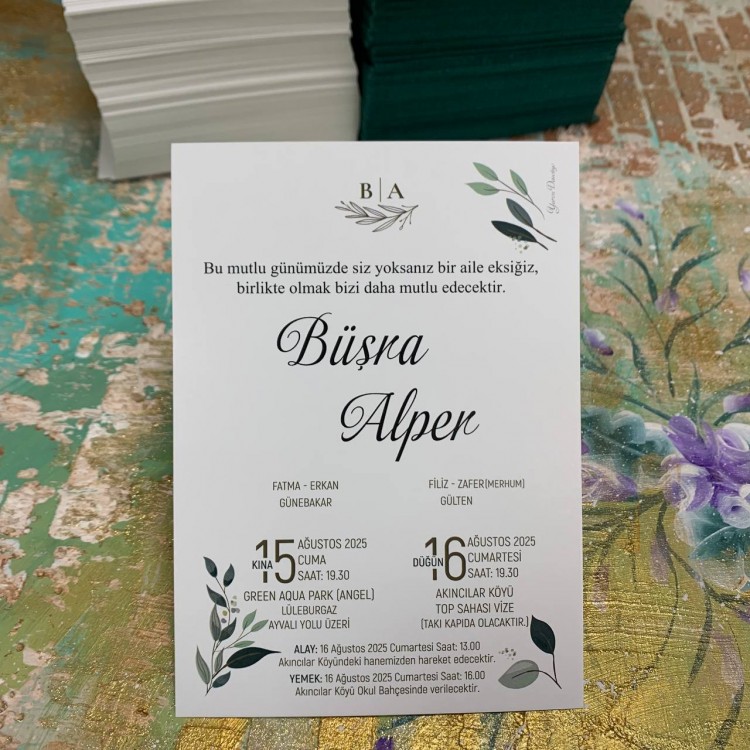 Yaren Davetiye 0805 - Detay Görseli 13