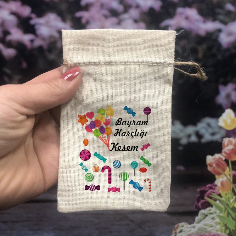 Baskılı Kese 0143 - Bayram Harçlığı Kesesi - Detay Görseli 1