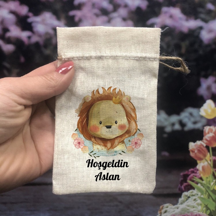 Baskılı Kese 0535 - Aslan Tasarım Hediyelik Kese - Detay Görseli 1