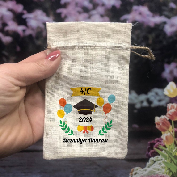 Baskılı Kese 0549 - Mezuniyet Hediyelik Kese - Detay Görseli 1