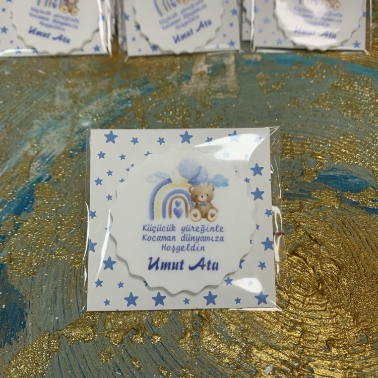 Magnet 0078 - Mavi Ayıcık Temalı - Detay Görseli 3