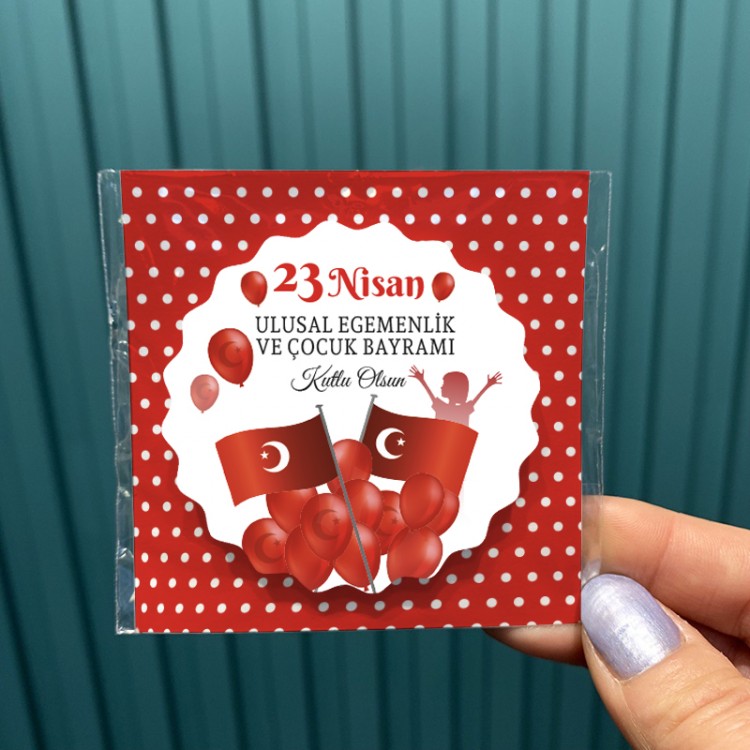 Magnet 0092 - 23 NİSAN TÜRK BAYRAĞI TASARIM MAGNET - Detay Görseli 1