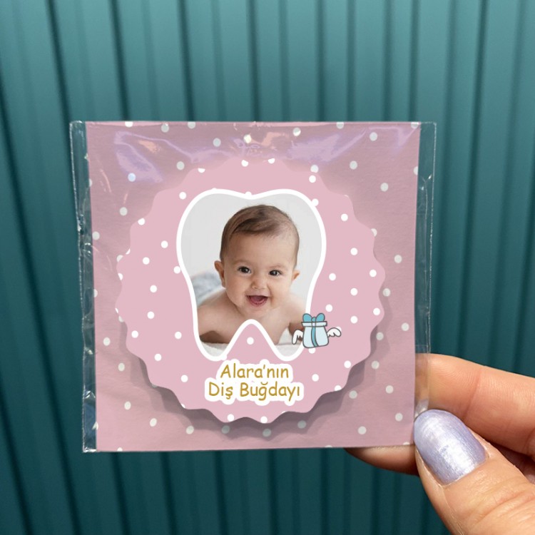 Magnet 0262 - Kız Bebek Resimli Diş Tasarım - Detay Görseli 1