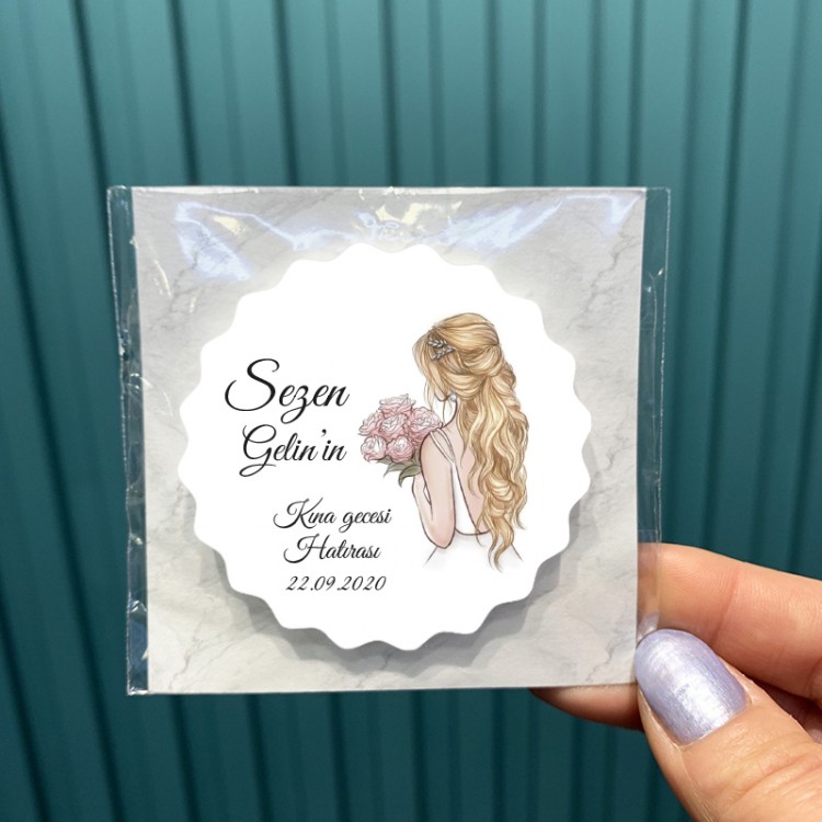 Magnet 0365 - Kına Kızı Tasarım - Detay Görseli 1