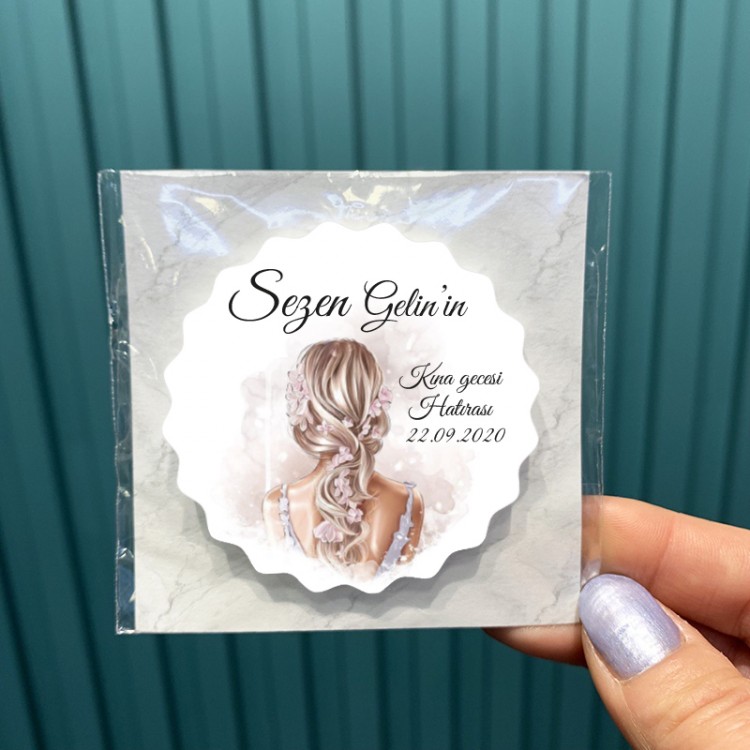 Magnet 0367 - Kına Kızı Tasarım - Detay Görseli 1