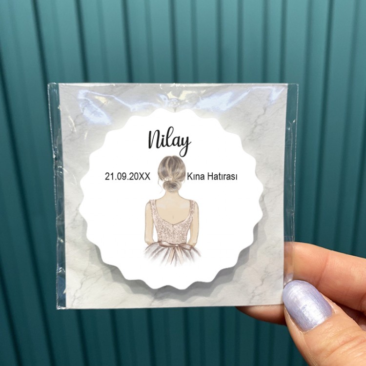 Magnet 0381 - Kına Kızı Tasarım - Detay Görseli 1