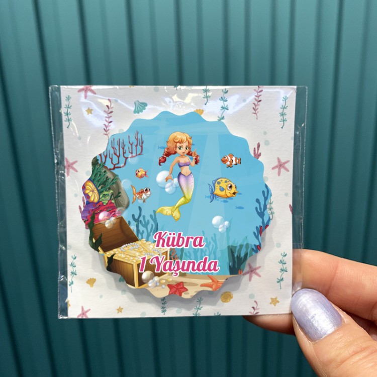 Magnet 0674 - Deniz Kızı Temalı - Detay Görseli 1