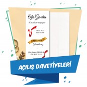 Açılış Davetiyeleri