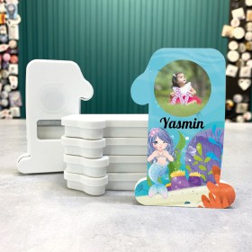 1 Yaş Magnet Açacaklı 010 - Deniz Kızı Temalı Resimli Magnet