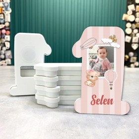 1 Yaş Magnet Açacaklı 024 - Kız Bebek Resimli Magnet