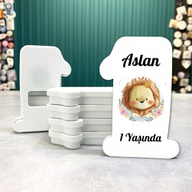 1 Yaş Magnet Açacaklı 033 - Aslan Temalı Magnet