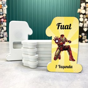 1 Yaş Magnet Açacaklı 034 - Demir Adam Tasarım Magnet