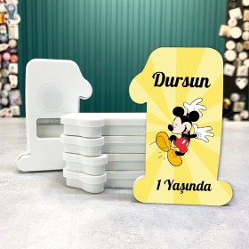 1 Yaş Magnet Açacaklı 039 - Mickey Mouse Tasarım