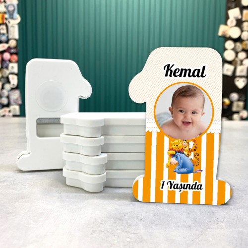 1 Yaş Magnet - Yaren Davetiye