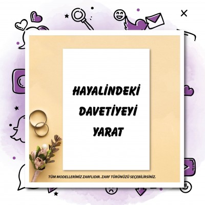 01 - Davetiye Tasarla