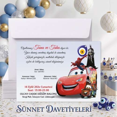Mert Sünnet Davetiye 0300 Mert Sünnet Davetiye 0300 - Yaren Davetiye