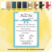 Mert Sünnet Davetiye 0308 - Fiyonk Tasarımlı Sünnet Davetiyesi Modelleri