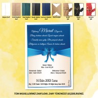 Mert Sünnet Davetiye 0311 - Fiyonk Tasarımlı Sünnet Davetiyesi Modelleri