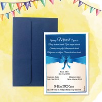 Mert Sünnet Davetiye 0311 - Fiyonk Tasarımlı Sünnet Davetiyesi Modelleri