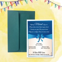 Mert Sünnet Davetiye 0311 - Fiyonk Tasarımlı Sünnet Davetiyesi Modelleri