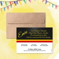 Galatasaray Tasarım Sünnet Davetiyesi İndirimli Sünnet Davetiyeleri