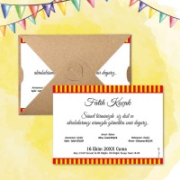 Galatasaray Tasarım Sünnet Davetiyesi