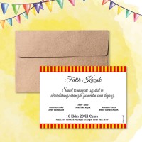 Galatasaray Tasarım Sünnet Davetiyesi