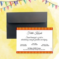 Galatasaray Tasarım Sünnet Davetiyesi