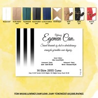 Beşiktaş Tasarım Sünnet Davetiyesi