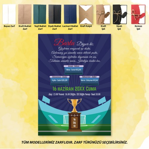 Mert Sünnet Davetiye 0714 - Yaren Davetiye