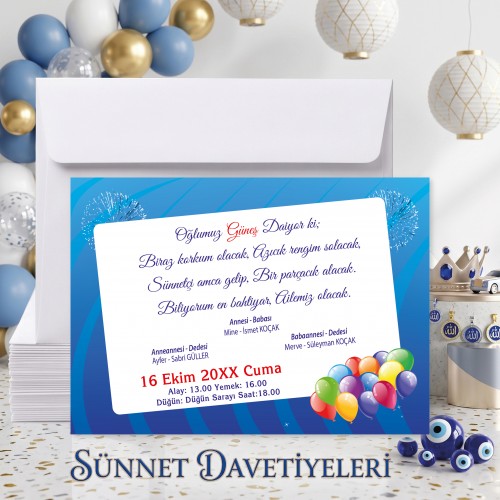 Mert Sünnet Davetiye 0726 Mert Sünnet Davetiye 0726 - Yaren Davetiye