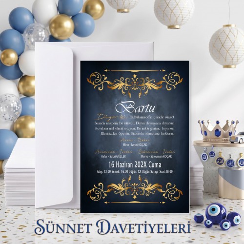 Mert Sünnet Davetiye 0743 Mert Sünnet Davetiye 0743 - Yaren Davetiye