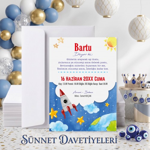 Mert Sünnet Davetiye 0748 Mert Sünnet Davetiye 0748 - Yaren Davetiye