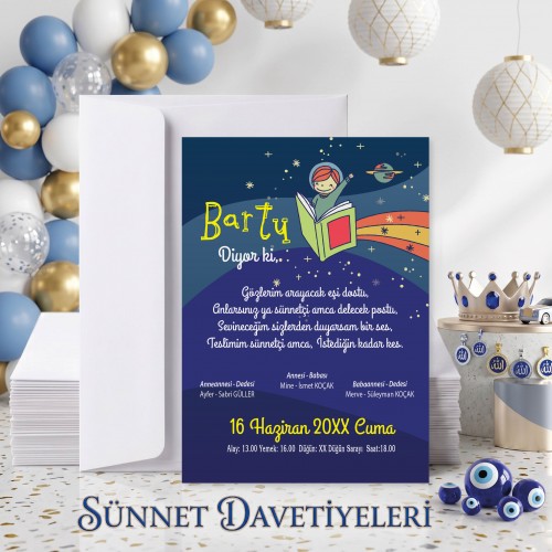 Mert Sünnet Davetiye 0785 Mert Sünnet Davetiye 0785 - Yaren Davetiye