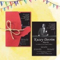 Mert Sünnet Davetiye 0807 - Atatürk Tasarımlı Davetiye Modelleri