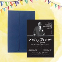Mert Sünnet Davetiye 0807 - Atatürk Tasarımlı Davetiye Modelleri